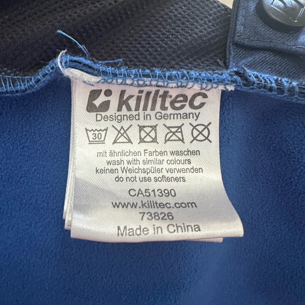 Kids killtec size 10 Blue Shell Jacket - Picture 5 of 11
